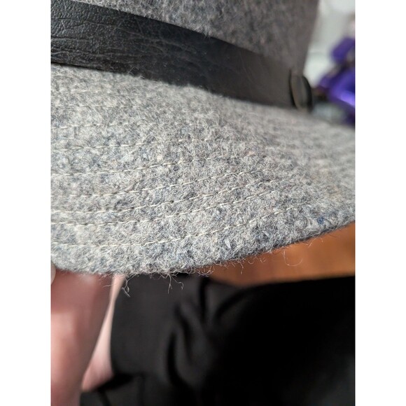 Vintage USA Union-Made Wool Felt Outback, Safari Fedora Hat Large Grandpacore - Picture 10 of 12